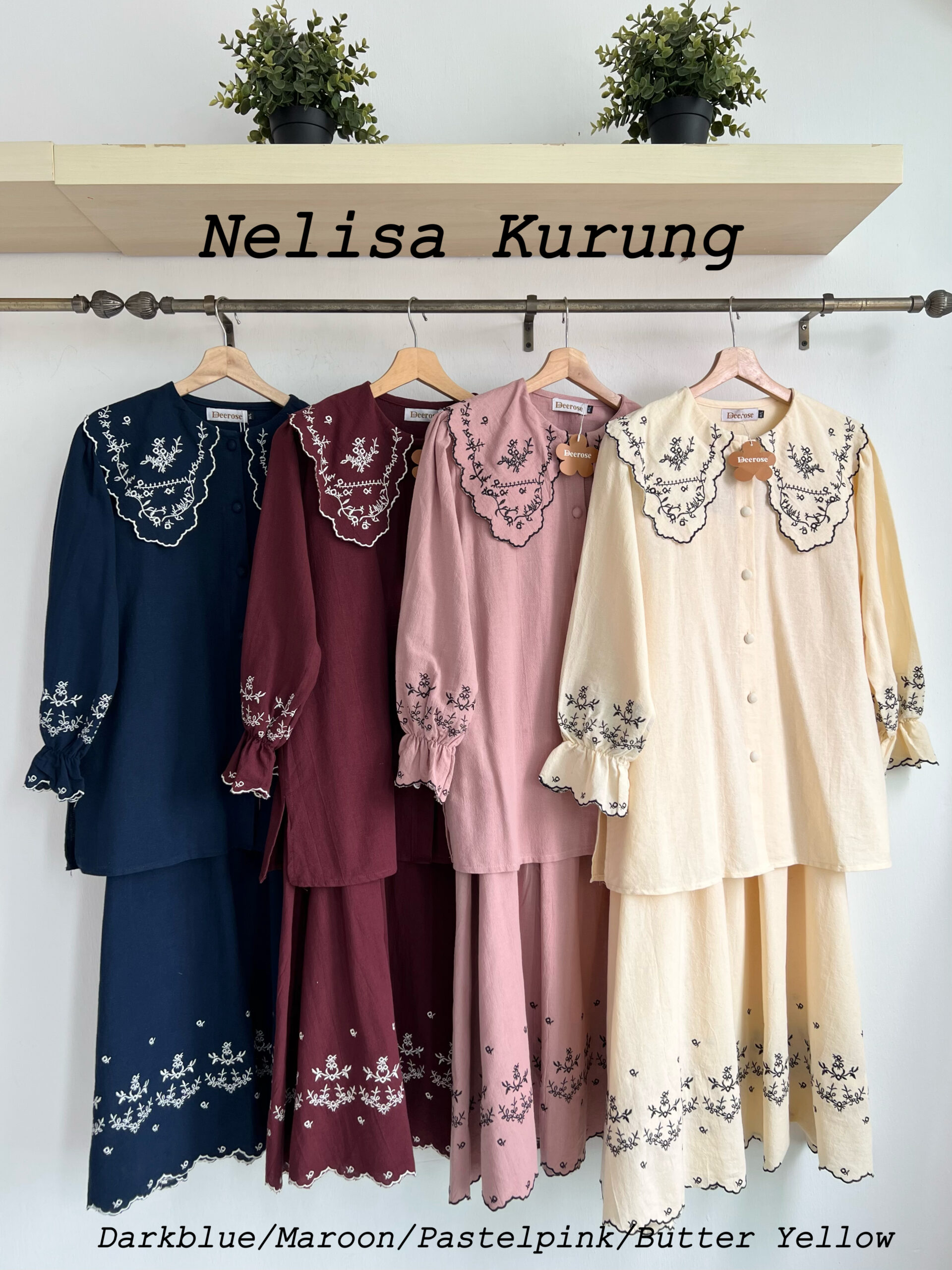 Nelisa Cotton Linen Kurung