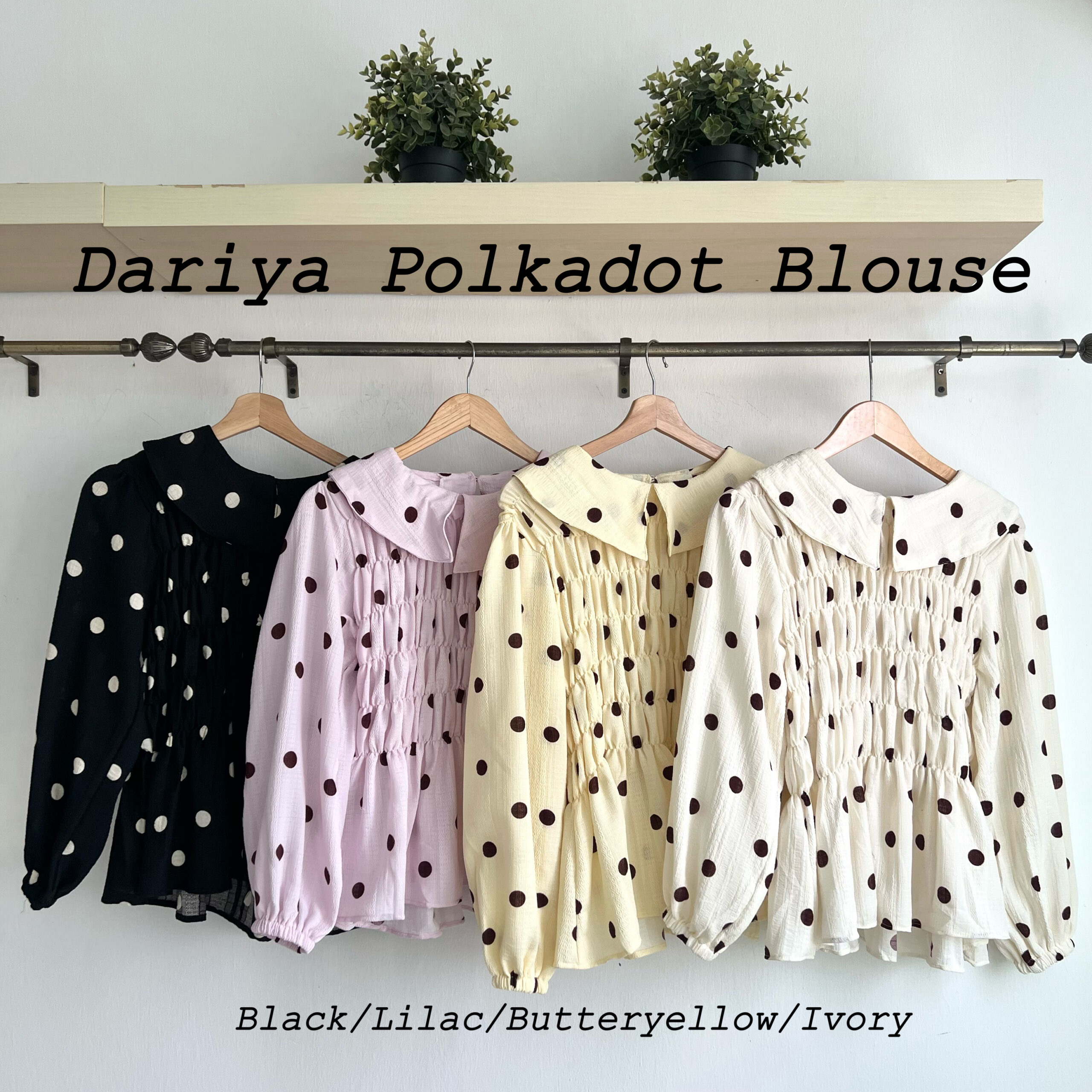 Dolly / Dhiya / Deena / Dariya Polkadot Blouse - Image 5