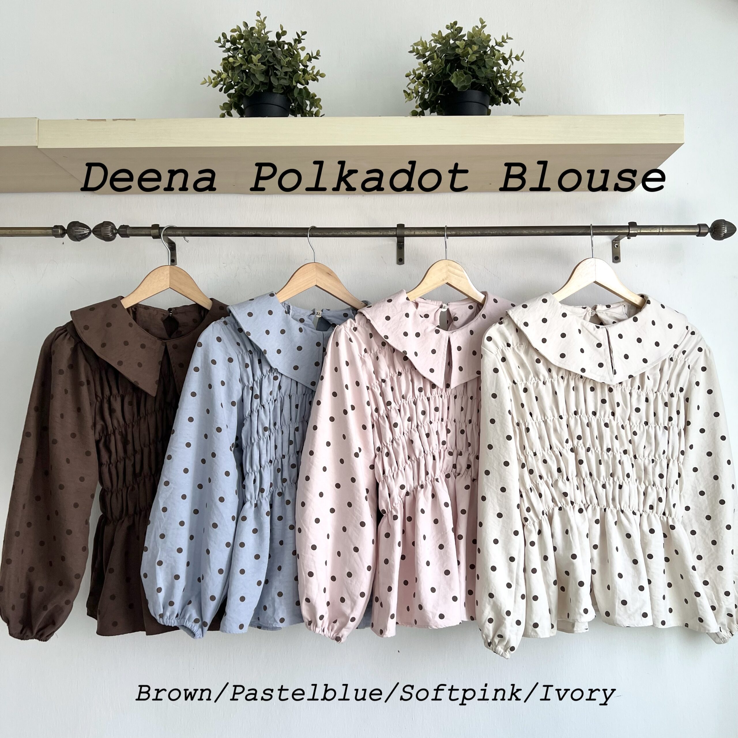 Dolly / Dhiya / Deena / Dariya Polkadot Blouse - Image 6