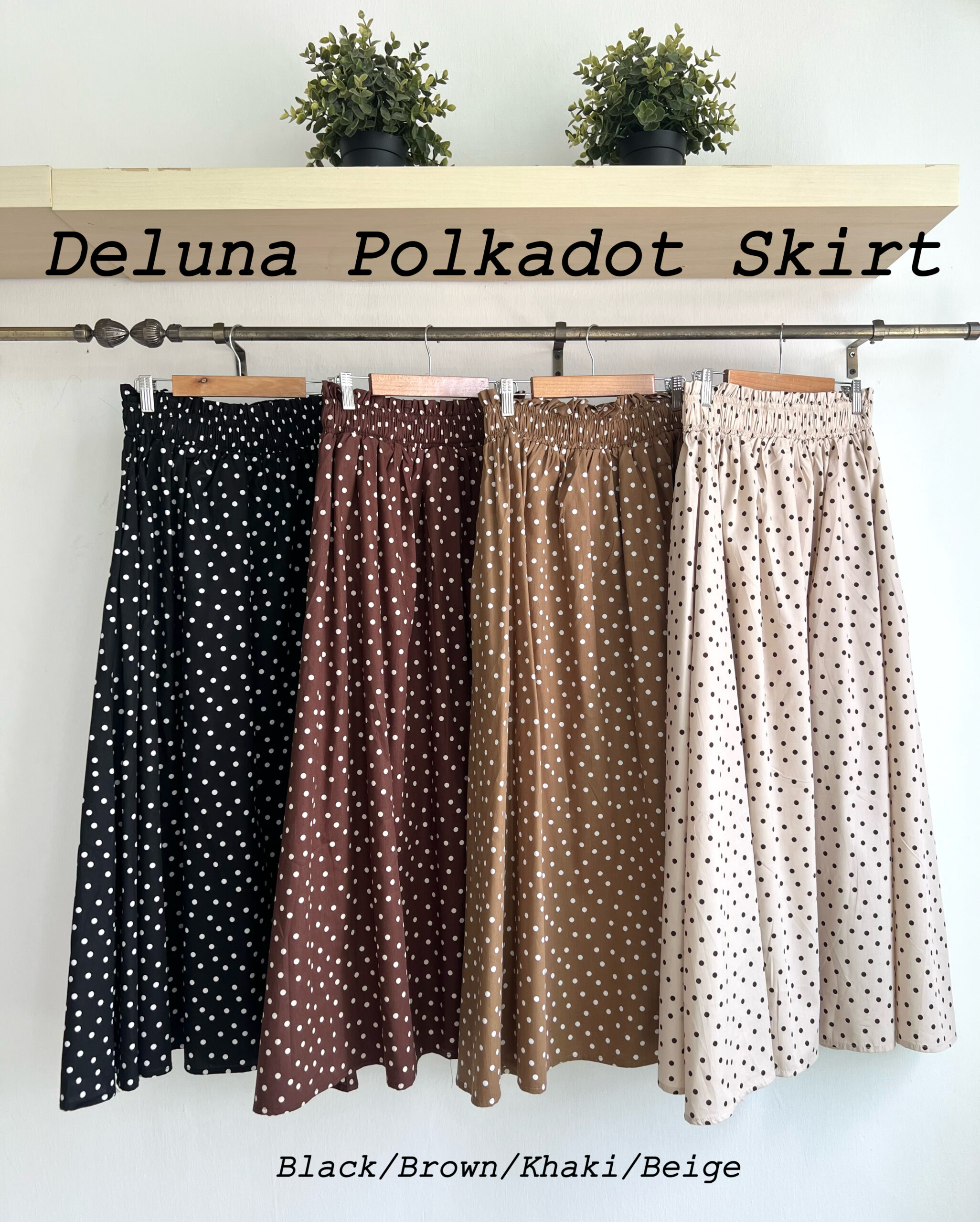 Deluna Polkadot / Candy Stripe Skirt